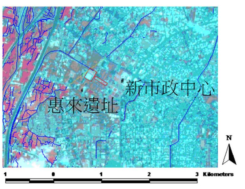 從衛星圖像進行水路模擬