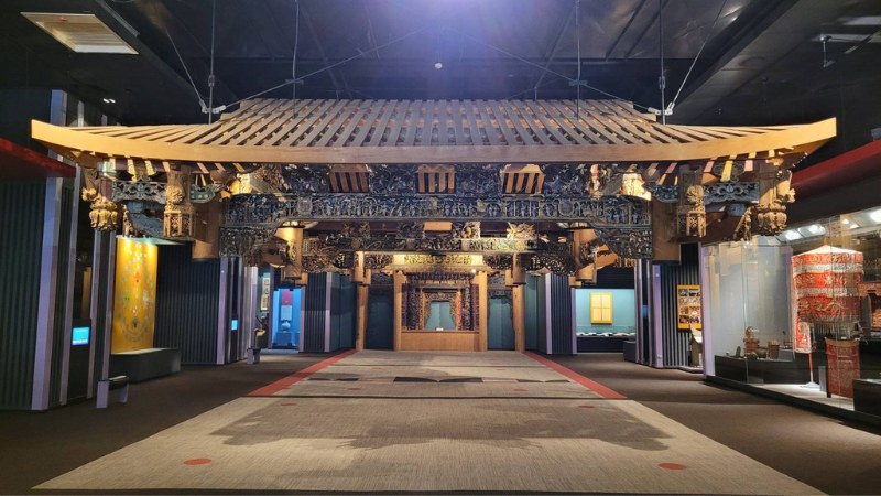萬福宮為臺灣第一座以懸吊方式展示的建築蒐藏