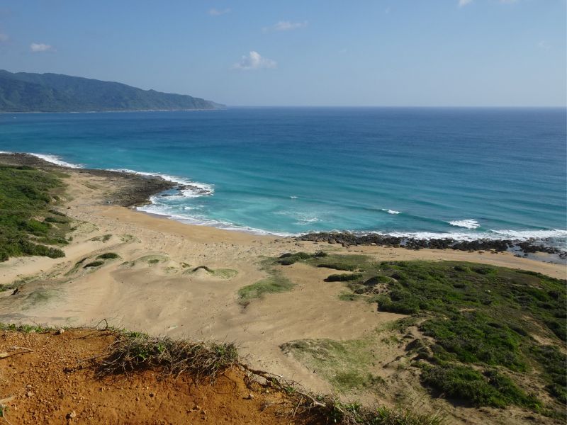 被地形遮蔽的美麗海岸