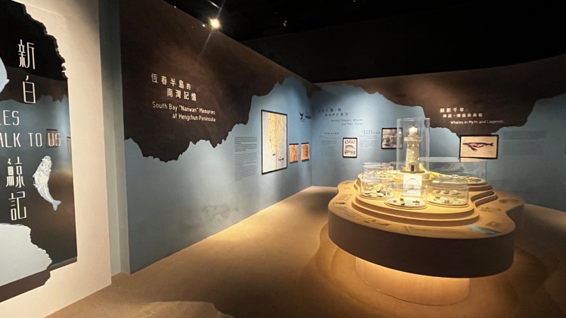 鯨掘展廳一角（圖／李作婷）