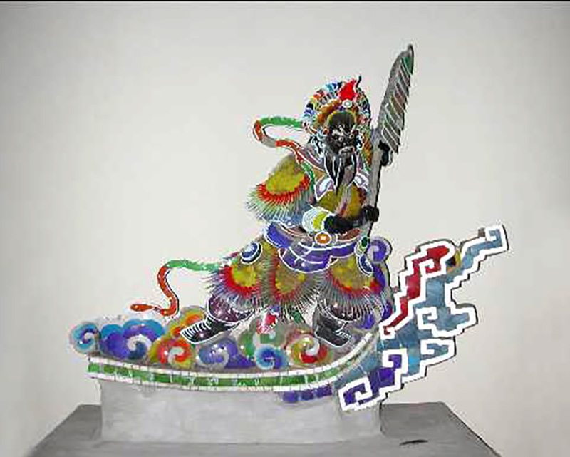 四大天王之多聞天王，科博館蒐藏 &ndash; 萬福宮。（圖／取材自科博館）