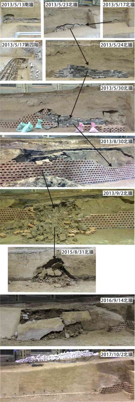 竹山槽溝至今所發生的崩坍事件整理