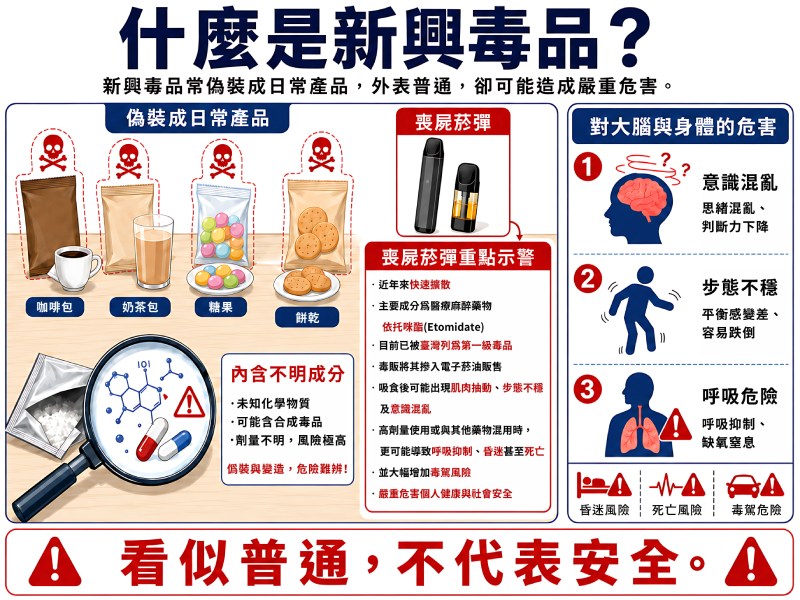 「什麼是新興毒品？」說明圖